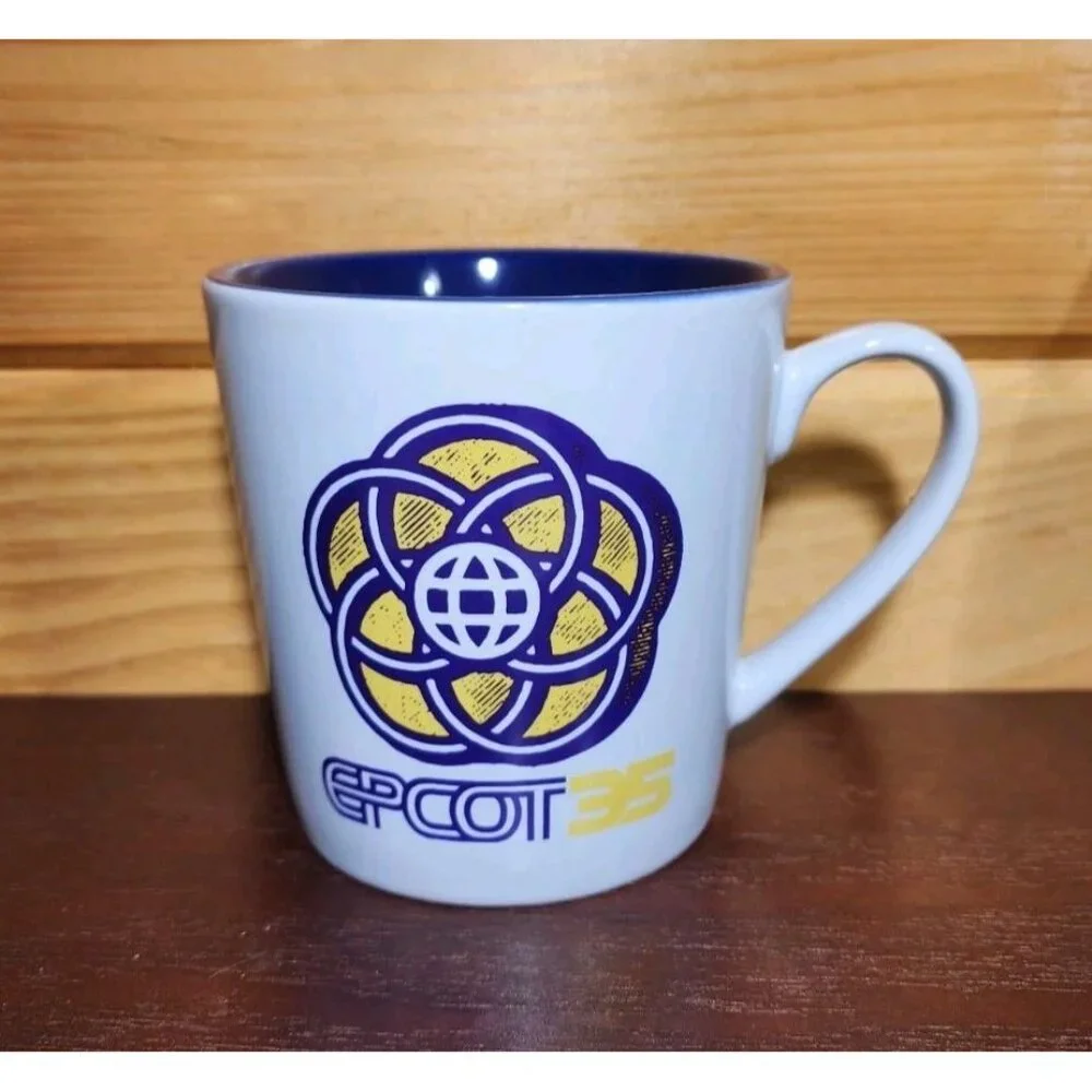 STARBUCKS Disney Parks EPCOT 35th Anniversary Coffee Mug Walt Disney World
